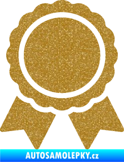 Samolepka Medaile 001 Ultra Metalic zlatá