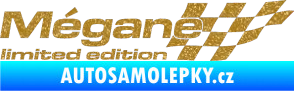 Samolepka Mégane limited edition pravá Ultra Metalic zlatá