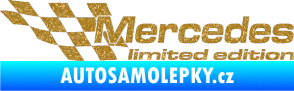 Samolepka Mercedes limited edition levá Ultra Metalic zlatá