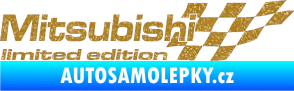 Samolepka Mitsubishi limited edition pravá Ultra Metalic zlatá