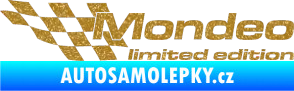 Samolepka Mondeo limited edition levá Ultra Metalic zlatá