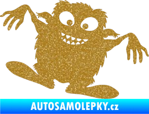 Samolepka Monstrum 001 pravá Ultra Metalic zlatá