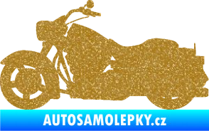 Samolepka Motorka 045 levá Harley Davidson Ultra Metalic zlatá
