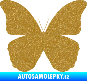 Samolepka Motýl 006 Ultra Metalic zlatá