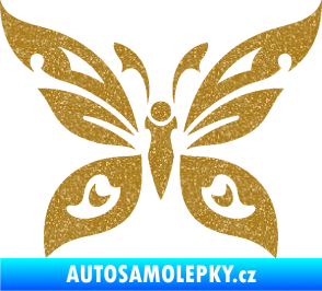 Samolepka Motýl 014 Ultra Metalic zlatá