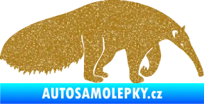 Samolepka Mravenečník 001 pravá Ultra Metalic zlatá