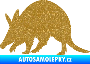 Samolepka Mravenečník 002 levá Ultra Metalic zlatá