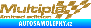 Samolepka Multipla limited edition pravá Ultra Metalic zlatá