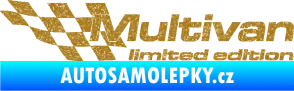 Samolepka Multivan limited edition levá Ultra Metalic zlatá