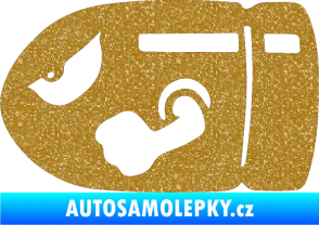 Samolepka Náboj 001 levá Ultra Metalic zlatá