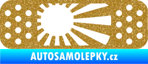 Samolepka Náplast 002 pravá Ultra Metalic zlatá