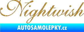 Samolepka Nightwish Ultra Metalic zlatá