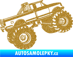 Samolepka Off Road 003 pravá Ultra Metalic zlatá