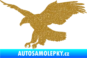 Samolepka Orel 013 levá Ultra Metalic zlatá