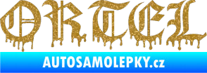 Samolepka Ortel Ultra Metalic zlatá