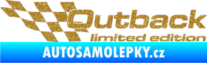 Samolepka Outback limited edition levá Ultra Metalic zlatá