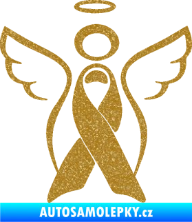 Samolepka Památeční andělíček memory Ultra Metalic zlatá
