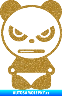 Samolepka Panda boy Ultra Metalic zlatá