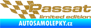 Samolepka Passat limited edition levá Ultra Metalic zlatá