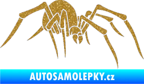 Samolepka Pavouk 002 - pravá Ultra Metalic zlatá