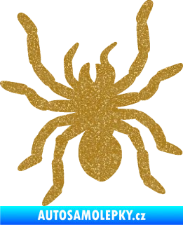 Samolepka Pavouk 014 levá Ultra Metalic zlatá