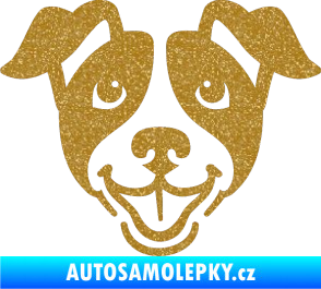 Samolepka Pes 065 Ultra Metalic zlatá