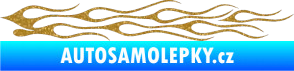 Samolepka Plameny 005 Ultra Metalic zlatá