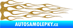 Samolepka Plameny 046 Ultra Metalic zlatá