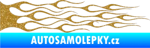 Samolepka Plameny 050 Ultra Metalic zlatá