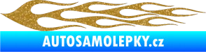 Samolepka Plameny 061 Ultra Metalic zlatá