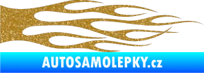 Samolepka Plameny 069 Ultra Metalic zlatá
