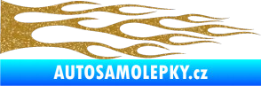 Samolepka Plameny 070 Ultra Metalic zlatá
