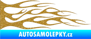 Samolepka Plameny 072 Ultra Metalic zlatá