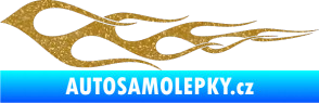 Samolepka Plameny 073 Ultra Metalic zlatá