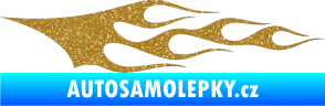 Samolepka Plameny 076 Ultra Metalic zlatá