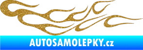 Samolepka Plameny 083 Ultra Metalic zlatá