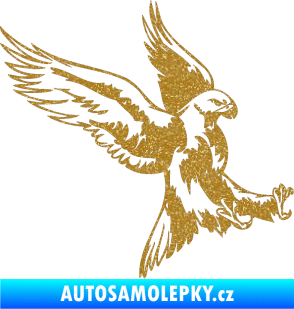 Samolepka Predators 003 pravá Ultra Metalic zlatá