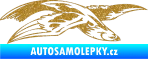 Samolepka Predators 032 pravá Ultra Metalic zlatá