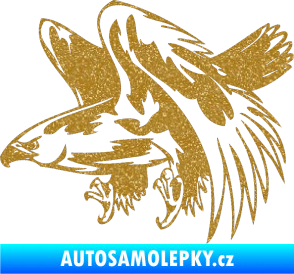 Samolepka Predators 034 levá Ultra Metalic zlatá