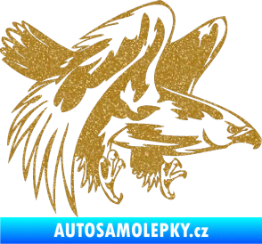 Samolepka Predators 034 pravá Ultra Metalic zlatá