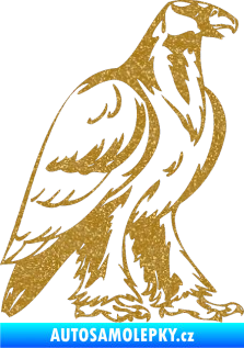 Samolepka Predators 040 pravá orel Ultra Metalic zlatá