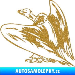 Samolepka Predators 042 levá sup Ultra Metalic zlatá