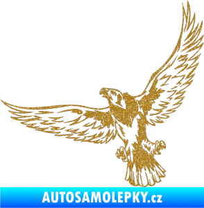 Samolepka Predators 044 levá Ultra Metalic zlatá
