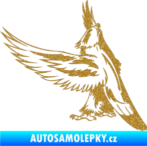 Samolepka Predators 054 levá orel Ultra Metalic zlatá