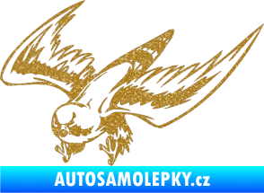 Samolepka Predators 056 levá Ultra Metalic zlatá