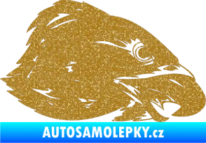 Samolepka Predators 064 pravá Ultra Metalic zlatá