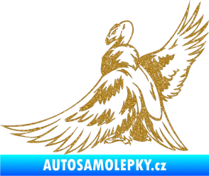 Samolepka Predators 071 levá sup Ultra Metalic zlatá