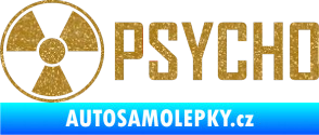 Samolepka Psycho 002 Ultra Metalic zlatá