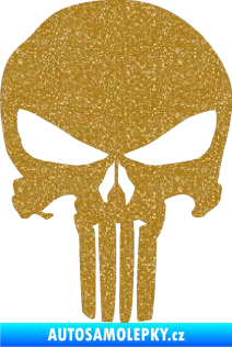 Samolepka Punisher 001 Ultra Metalic zlatá