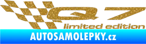 Samolepka Q7 limited edition levá Ultra Metalic zlatá